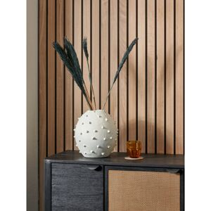 Mercury Aluminimum Jar White 26cm H X 25cm W X 25cm D Mercury Aluminimum Jar White 26cm H X 25cm W X 25cm D