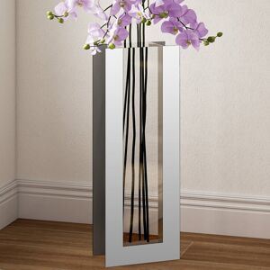Canora Grey Baldassarre Handmade Mirrored Glass Floor Vase Silver 60.3cm H X 22cm W X 12.1cm D Canora Grey Baldassarre Handmade Mirrored Glass Floor Vase Silver 60.3cm H X 22cm W X 12.1cm D