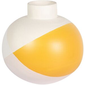 George Oliver CERAMIC VASE Beige/Yellow overall height- 23cm George Oliver CERAMIC VASE Beige/Yellow overall height- 23cm