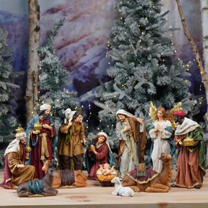 The Seasonal Aisle Christmas Religious & Spiritual Nativity Set Colorful 23cm H X 12cm W X 17cm D The Seasonal Aisle Christmas Religious & Spiritual Nativity Set Colorful 23cm H X 12cm W X 17cm D