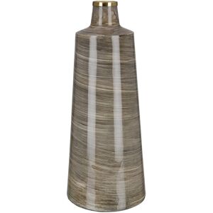 Metro Bionce Handmade Metal Floor Vase Brown/Grey;Brown/Grey 48cm H X 19cm W X 19cm D Metro Bionce Handmade Metal Floor Vase Brown/Grey;Brown/Grey 48cm H X 19cm W X 19cm D