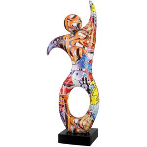 Metro Besarion Sculpture Multi Color 37cm H X 11cm W X 8.5cm D Metro Besarion Sculpture Multi Color 37cm H X 11cm W X 8.5cm D