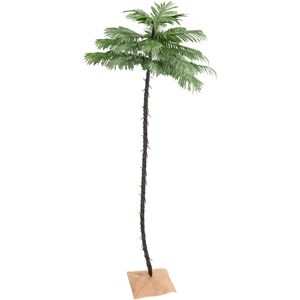 The Seasonal Aisle Green/Black LED Palm Lighted Tree & Branches 13.12ft H x 1.97ft W x 1.97ft D The Seasonal Aisle Green/Black LED Palm Lighted Tree & Branches 13.12ft H x 1.97ft W x 1.97ft D