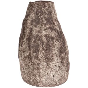 World Menagerie BROWN CERAMIC VASE 15X15x22 CM Brown 22cm H X 15cm W X 15cm D World Menagerie BROWN CERAMIC VASE 15X15x22 CM Brown 22cm H X 15cm W X 15cm D