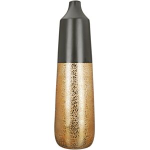 Canora Grey Aiuppy Gold/Black 49Cm Floor Vase Gold/Black 49cm H X 14cm W X 14cm D Canora Grey Aiuppy Gold/Black 49Cm Floor Vase Gold/Black 49cm H X 14cm W X 14cm D