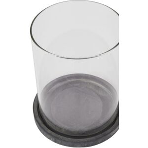 Marlow Home Co. Athena Large Hurricane Lantern Grey 21cm H x 18cm W x 18cm D Marlow Home Co. Athena Large Hurricane Lantern Grey 21cm H x 18cm W x 18cm D