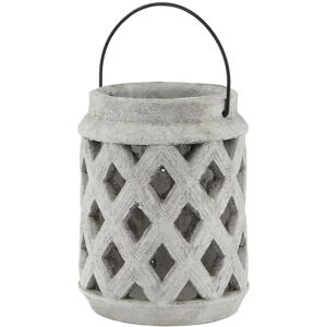 Marlow Home Co. Amalfi Large Lattice Lantern White 23cm H x 17cm W x 17cm D Marlow Home Co. Amalfi Large Lattice Lantern White 23cm H x 17cm W x 17cm D