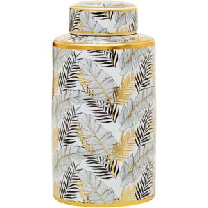 17 Stories Aalyan Jar Black;White;Gold;Grey 40 H x 20 W x 20 D cm 17 Stories Aalyan Jar Black;White;Gold;Grey 40 H x 20 W x 20 D cm