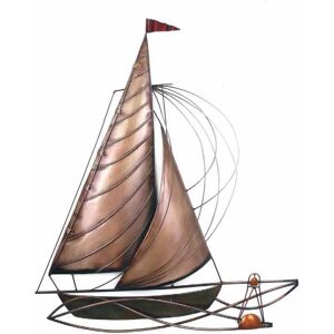 Breakwater Bay WA Sail Away Wall Décor Brown 77cm H X 67cm W Breakwater Bay WA Sail Away Wall Décor Brown 77cm H X 67cm W
