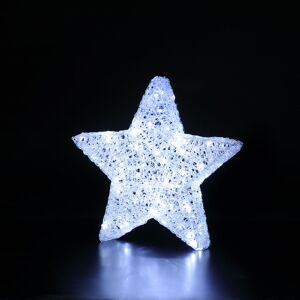 The Seasonal Aisle Star Lighted Display White 8cm H X 51cm W X 49.5cm D The Seasonal Aisle Star Lighted Display White 8cm H X 51cm W X 49.5cm D