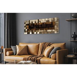 Canora Grey Handmade Resin Wall Decoration Abstract White;Grey;Gold 55cm H X 143cm W Canora Grey Handmade Resin Wall Decoration Abstract White;Grey;Gold 55cm H X 143cm W