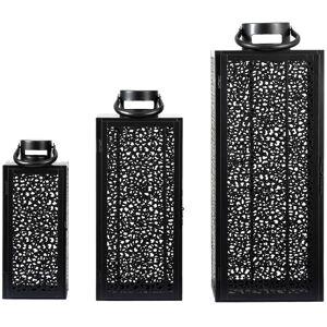 Canora Grey Candle Holders for Indoor Outdoor, Hanging Metal Lanterns Black 53cm H X 21.5cm W X 20.5cm D Canora Grey Candle Holders for Indoor Outdoor, Hanging Metal Lanterns Black 53cm H X 21.5cm W X 20.5cm D