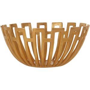 Mercury Calderdale Decorative Bowl Gold 18cm H x 39cm W x 39cm D Mercury Calderdale Decorative Bowl Gold 18cm H x 39cm W x 39cm D