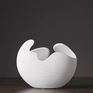 Metro 2 Piece Adones White Ceramic Table Vase Set White 11cm H X 15cm W X 15cm D Metro 2 Piece Adones White Ceramic Table Vase Set White 11cm H X 15cm W X 15cm D