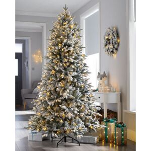The Seasonal Aisle Green Artificial Christmas Tree Clear/White Lights with Stand 5ft H x 3.17ft W x 3.17ft D The Seasonal Aisle Green Artificial Christmas Tree Clear/White Lights with Stand 5ft H x 3.17ft W x 3.17ft D