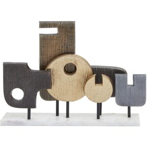 Rio Gopi Metal Sculpture Brown;Gold 34cm H X 46cm W X 10cm D Rio Gopi Metal Sculpture Brown;Gold 34cm H X 46cm W X 10cm D