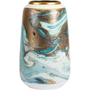 Fairmont Park Ceramic Vase For Living Room Furniture, Luxury Decoration Vase With Abstract Style Blue;Gold 35.6"H x 21.2"W x 21.2"D Fairmont Park Ceramic Vase For Living Room Furniture, Luxury Decoration Vase With Abstract Style Blue;Gold 35.6"H x 21.2"W x 21.2"D