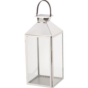 August Grove Metal Lantern Silver 68cm H x 28cm W x 68cm D August Grove Metal Lantern Silver 68cm H x 28cm W x 68cm D