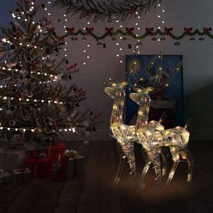 The Seasonal Aisle Acrylic Christmas Reindeers Lighted Display Set Multicolour 120cm H X 70cm W X 41cm D The Seasonal Aisle Acrylic Christmas Reindeers Lighted Display Set Multicolour 120cm H X 70cm W X 41cm D