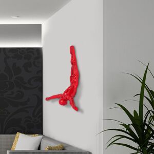 Ebern Designs Diver Small Resin Sculpture Wall Décor Red 50cm H x 51cm W x 9cm D Ebern Designs Diver Small Resin Sculpture Wall Décor Red 50cm H x 51cm W x 9cm D