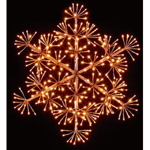 The Seasonal Aisle LED Snowflake Starburst Decoration 60cm H X 60cm L X 10cm D The Seasonal Aisle LED Snowflake Starburst Decoration 60cm H X 60cm L X 10cm D