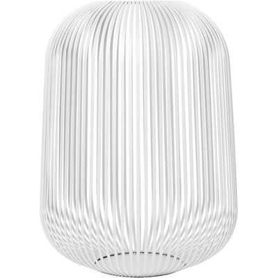 Blomus Lito Metal Tabletop Lantern White 45 cm H x 33 cm W x 33 cm D Blomus Lito Metal Tabletop Lantern White 45 cm H x 33 cm W x 33 cm D