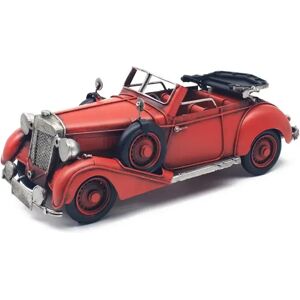 Borough Wharf Kortney Car Sculpture gray/red 32.0 H x 12.0 W x 12.0 D cm