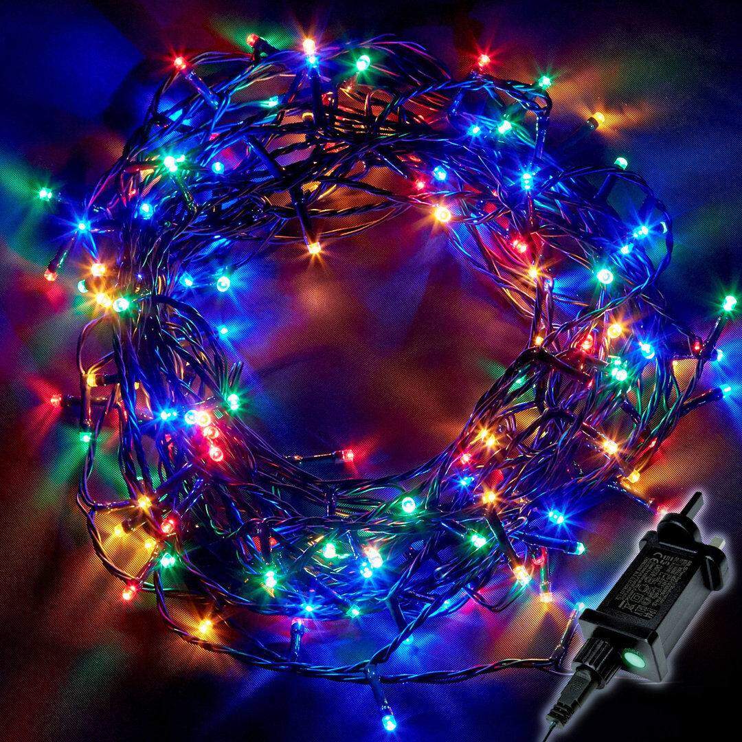 The Seasonal Aisle LED Christmas Tree Fairy String Lights - Plug In with Timer and Memory Functions Multicolor 1cm H x 5000cm W x 1cm D (2000 LED)