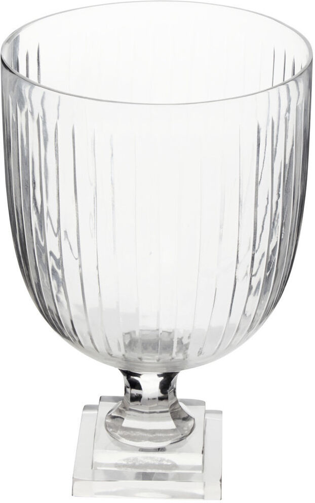 Marlow Home Co. Glass Tabletop Hurricane Clear 35cm H x 22cm W x 22cm D