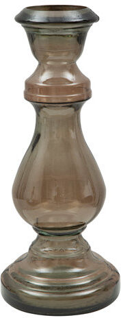 Bloomsbury Market Shankle Glass Candlestick Bloomsbury Market Colour: Brown, Size: 40 H x 15 W x 15 Dcm  - Size: 65cm H X 27cm W X 27cm D Bloomsbury Market Shankle Glass Candlestick Bloomsbury Market Colour: Brown, Size: 40 H x 15 W x 15 Dcm  - Size: 65cm H X 27cm W X 27cm D