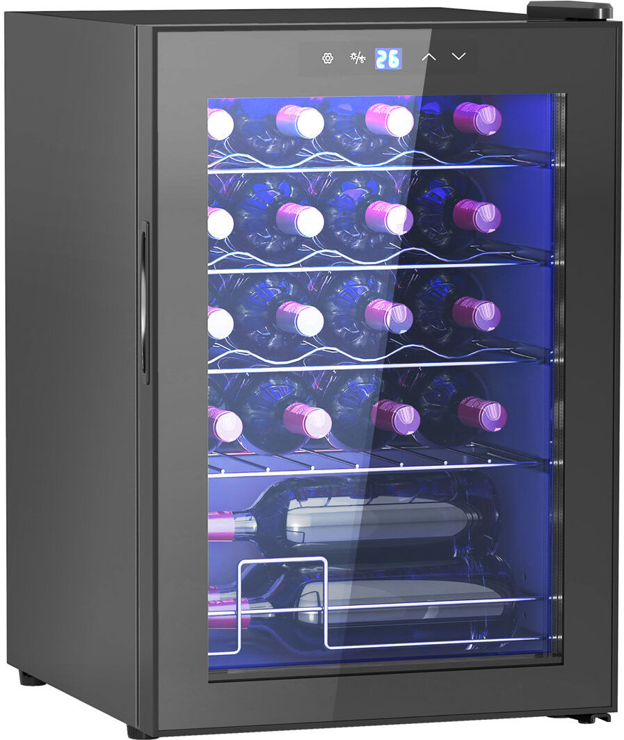 Metro 17 Stories 43cm 20 Bottle and Can Single Zone Freestanding Wine & Beverage Refrigerator Black 64cm H X 43cm W X 45cm D