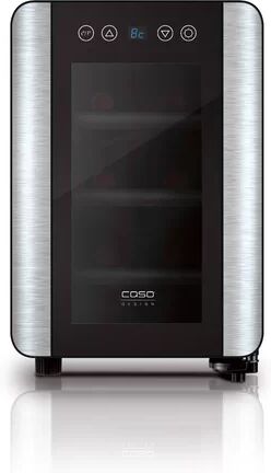 Caso Design 6 Bottle Single Zone Freestanding Wine Refrigerator Caso Design  - Size: 36cm H X 28cm W X 45cm D Caso Design 6 Bottle Single Zone Freestanding Wine Refrigerator Caso Design  - Size: 36cm H X 28cm W X 45cm D