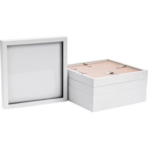 Nicola Spring - 3D Box Photo Frames white 51.0 H x 51.0 W x 3.5 D cm