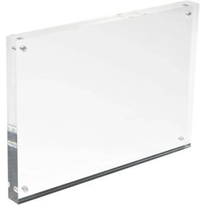 Metro Alojz Plastic Magnetic Frame in Clear 21.3 H x 30.0 W x 3.0 D cm