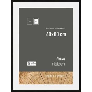 Nielsen Home Skava Wood Single Picture Frame black 60.0 H x 80.0 W x 2.0 D cm