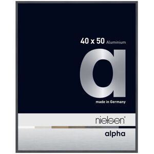 Nielsen Home nielsen Alpha Aluminium Picture Frame Polished Dark Grey 40cm W x 50cm H Nielsen Home nielsen Alpha Aluminium Picture Frame Polished Dark Grey 40cm W x 50cm H