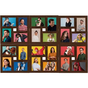 Ebern Designs Brandiss 24 Piece Wood Collage Frame Set Dark Brown 10cm H x 15cm W x 0.5cm D Ebern Designs Brandiss 24 Piece Wood Collage Frame Set Dark Brown 10cm H x 15cm W x 0.5cm D