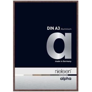 Nielsen Home nielsen Alpha Aluminium Picture Frame Wenge 29.7cm W x 42cm H Nielsen Home nielsen Alpha Aluminium Picture Frame Wenge 29.7cm W x 42cm H