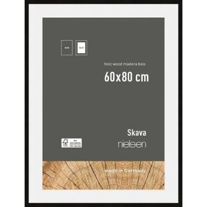 Nielsen Home nielsen Skava Wooden Picture Frame Black 60cm H x 80cm W x 2cm D Nielsen Home nielsen Skava Wooden Picture Frame Black 60cm H x 80cm W x 2cm D