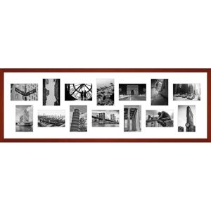 Ebern Designs Lashawne 10 x 15 cm Wood Collage Frame red 36.0 H x 104.0 W x 2.0 D cm