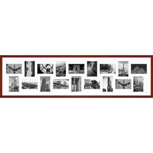 Ebern Designs Latae 10 x 15 cm Wood Collage Frame red 131.0 H x 36.0 W x 2.0 D cm