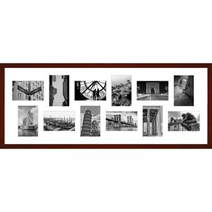 Brayden Studio Voshell 10 x 15 cm Wood Collage Frame black 90.0 H x 36.0 W x 2.0 D cm