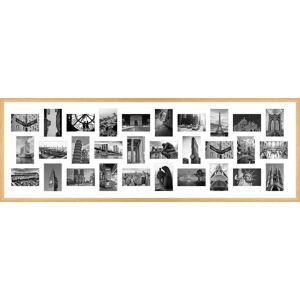 17 Stories Kiryak Wood Collage Frame brown 103.0 H x 37.0 W x 2.0 D cm