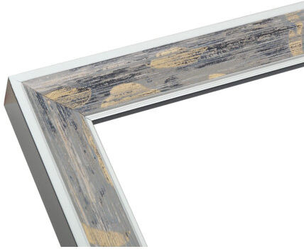 Union Rustic Saxon Picture Frame Union Rustic Colour: Silver\Black\Grey, Size: 8" x 12"  - Size: 5" x 7" Union Rustic Saxon Picture Frame Union Rustic Colour: Silver\Black\Grey, Size: 8" x 12"  - Size: 5" x 7"