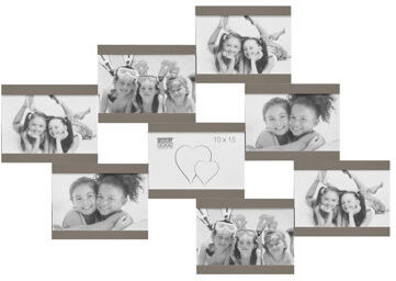 Symple Stuff 8 Piece Picture Frame Set Symple Stuff Colour: Taupe  - Size: 45cm H X 18cm W X 1cm D Symple Stuff 8 Piece Picture Frame Set Symple Stuff Colour: Taupe  - Size: 45cm H X 18cm W X 1cm D