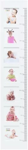 Harriet Bee Sonia Growth Chart Picture Frame Harriet Bee Colour: White  - Size: 14cm H X 22cm W X 1cm D