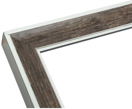 Union Rustic Saxon Picture Frame Union Rustic Colour: Silver\Black\Brown, Size: 8" x 12"  - Size: 51cm H X 120cm W X 46cm D Union Rustic Saxon Picture Frame Union Rustic Colour: Silver\Black\Brown, Size: 8" x 12"  - Size: 51cm H X 120cm W X 46cm D