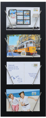 17 Stories Bloomfield Photo or Postcard Holder Picture Frame 17 Stories Colour: Black  - Size: 25cm H X 35cm W X 3cm D 17 Stories Bloomfield Photo or Postcard Holder Picture Frame 17 Stories Colour: Black  - Size: 25cm H X 35cm W X 3cm D
