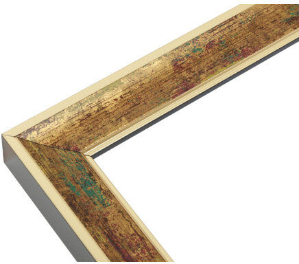 Union Rustic Saxon Picture Frame Union Rustic Colour: Black\Gold, Size: 10" x 12"  - Size: 8" x 10" Union Rustic Saxon Picture Frame Union Rustic Colour: Black\Gold, Size: 10" x 12"  - Size: 8" x 10"