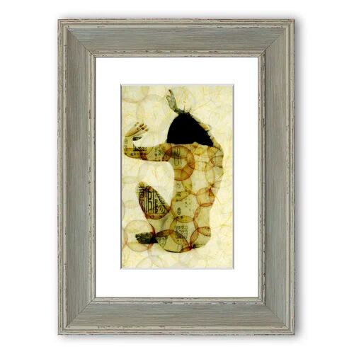 East Urban Home 'Tribal Tattoo Woman' - Picture Frame Graphic Art Print on Paper East Urban Home Size: 70cm H x 50cm W x 1cm D, Frame Option: Blue  - Size: 126cm H x 93cm W x 1cm D East Urban Home 'Tribal Tattoo Woman' - Picture Frame Graphic Art Print on Paper East Urban Home Size: 70cm H x 50cm W x 1cm D, Frame Option: Blue  - Size: 126cm H x 93cm W x 1cm D